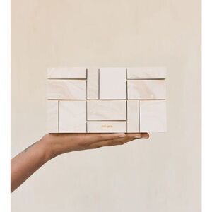 CULT GAIA - GALLERIA HANDBAG - TRAVERTINE